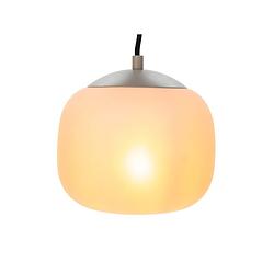 Foto van Eglo cominio hanglamp - e27 - ø 18,5 cm - zandkleurig/taupe - glas