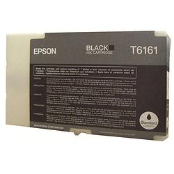 Foto van Epson inktcartridge t6161, 3.000 pagina's, oem c13t616100, zwart