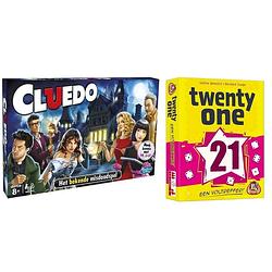 Foto van Spellenbundel - 2 stuks - cluedo & twenty one