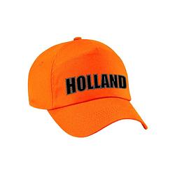 Foto van Holland fan pet / cap oranje - ek / wk / koningsdag- voor volwassenen - verkleedhoofddeksels