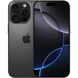 Foto van Apple iphone 16 pro 128gb titanium smartphone zwart