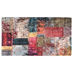 Foto van Vidaxl vloerkleed wasbaar anti-slip patchwork 190x300 cm meerkleurig