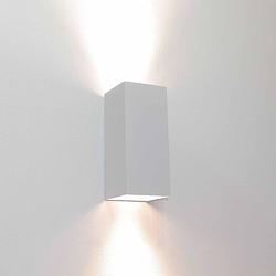 Foto van Artdelight wandlamp dante 2 lichts 15,5 x 6,5 cm wit