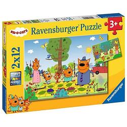 Foto van Puzzels 2x12 p - familie natuurdag / kid-e-cats