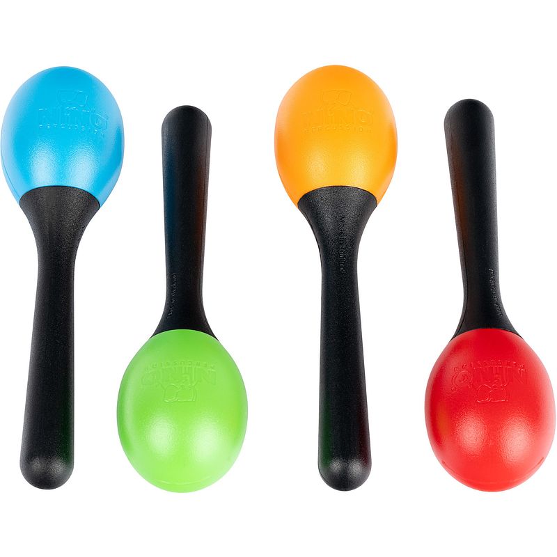 Foto van Nino percussion ninoset569 kids maracas set percussieset 4-delig