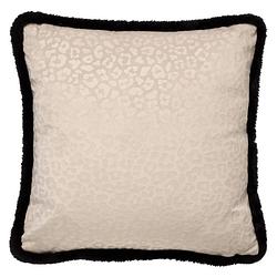 Foto van Dutch decor cheeta - kussenhoes met dierenprint 45x45 cm pumice stone