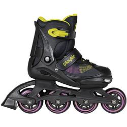 Foto van Playlife inlineskates joker junior zwart/geel mt 37-40