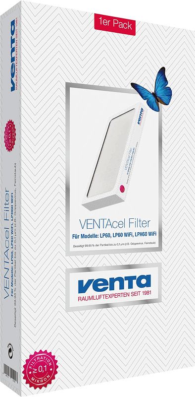 Foto van Venta ventacel-hepa-filter1er vak klimaat accessoire wit