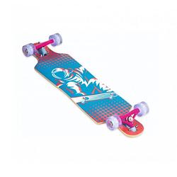 Foto van Muuwmi longboard compact 83 x 22 cm blauw/roze