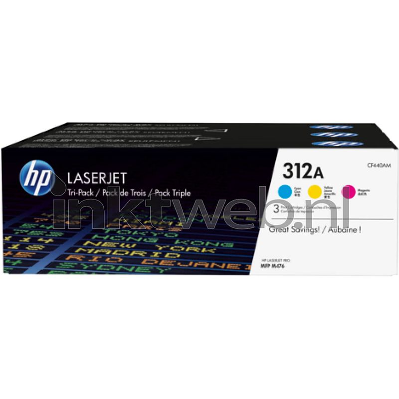 Foto van Hp 312a 3-pack kleur toner