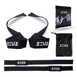 Foto van Zeuz® 2 stuks lifting & weightlifting straps voor fitness & crossfit krachttraining - gewichichtheffen & deadlift
