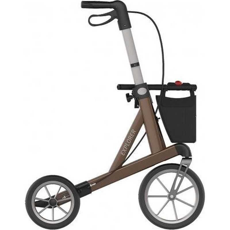 Foto van Rollator explorer comfort met soft wielen