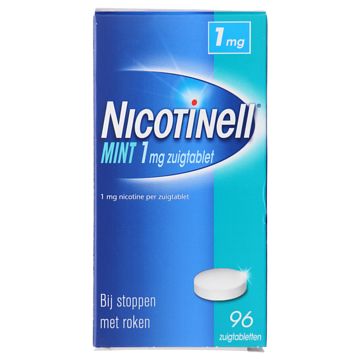 Foto van Nicotinell mint zuigtabletten, helpt je te stoppen met roken 1 mg, 96 stuks bij jumbo
