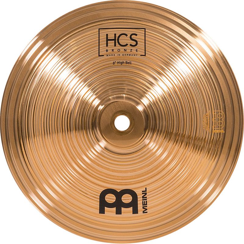 Foto van Meinl hcsb8bh hcs bronze 8 inch bell high