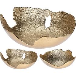 Foto van Nampook - bowl raw 26x23 cm 2ass goud