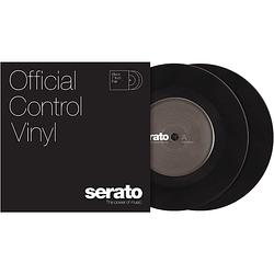 Foto van Serato scv-ps-blk-7s standard colors 7" tijdcode vinyl zwart (set van 2)