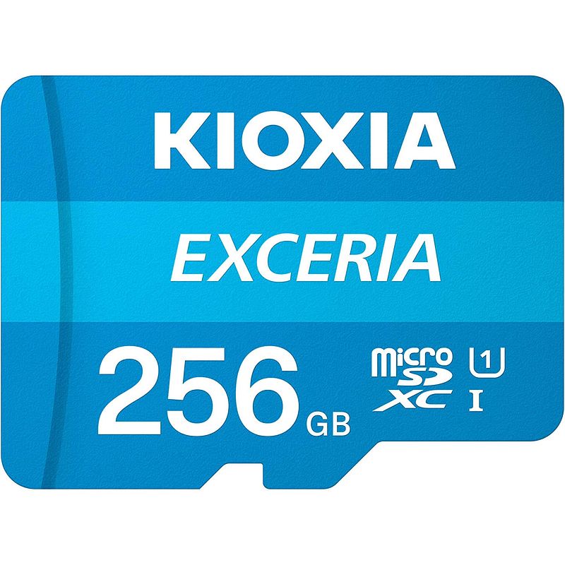 Foto van Kioxia exceria 256gb sd-kaart