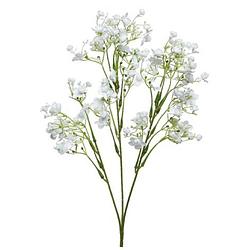 Foto van Kunstbloemen gipskruid/gypsophila takken wit 64 cm - kunstbloemen