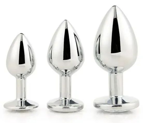 Foto van Dream toys gleaming love silver plug set