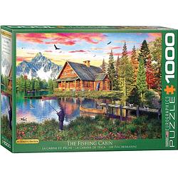 Foto van Eurographics puzzel the fishing cabin - dominic davison - 1000 stukjes