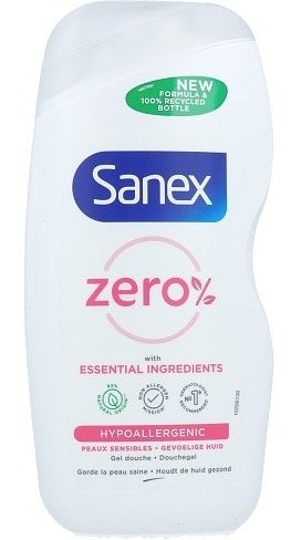 Foto van Sanex zero hypoallergenic douchegel