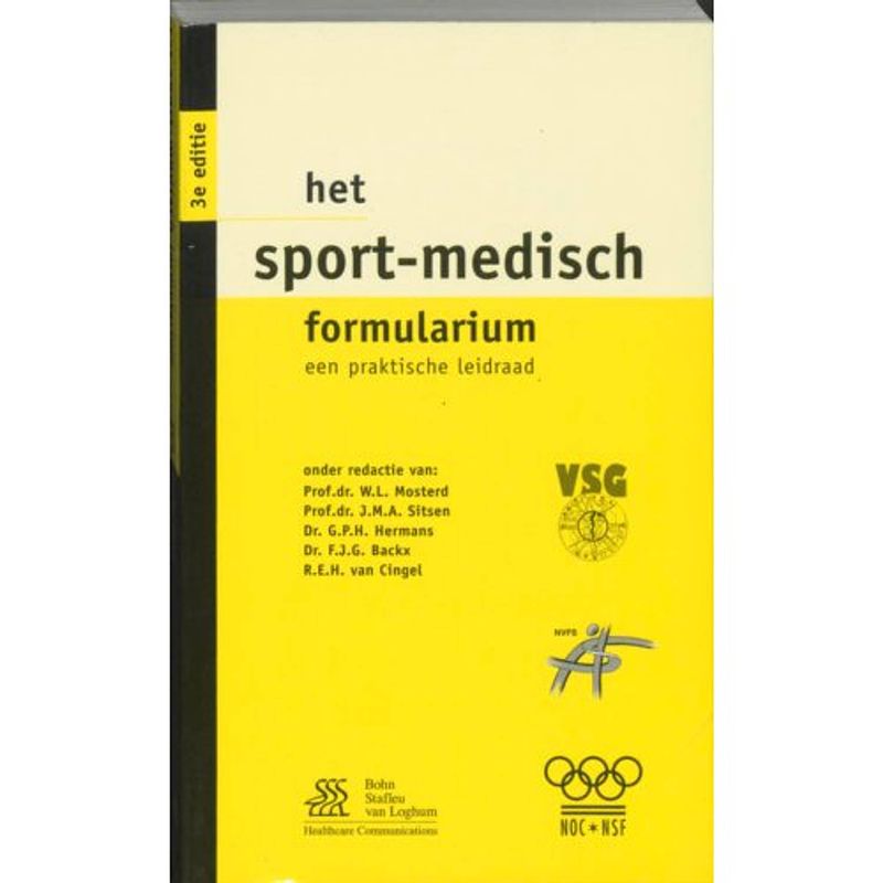 Foto van Het sport-medisch formularium - formularium