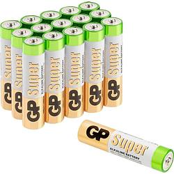 Foto van Gp batteries super 8 +8 gratis aa batterij (penlite) alkaline 1.5 v 16 stuk(s)