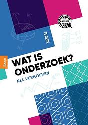 Foto van Wat is onderzoek? - nel verhoeven - paperback (9789024444700)