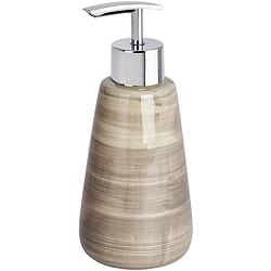 Foto van Wenko zeepdispenser pottery 360 ml keramiek beige