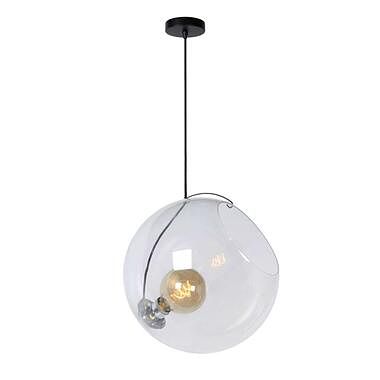 Foto van Lucide hanglamp jazzlynn - transparant - ø40 cm - leen bakker