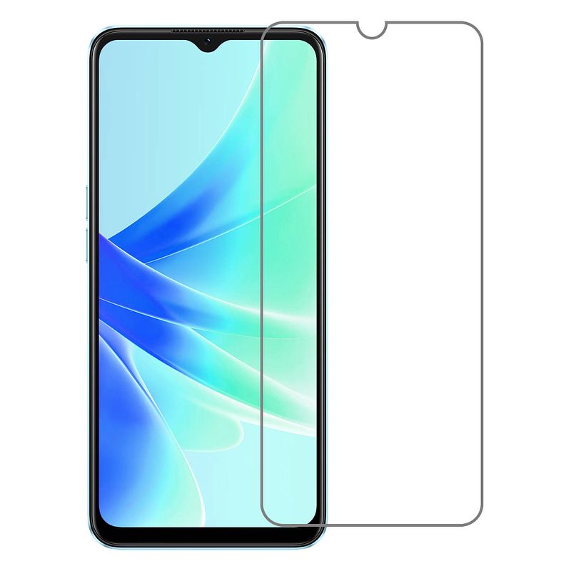 Foto van Basey oppo a17 screenprotector tempered glass - oppo a17 beschermglas screen protector glas