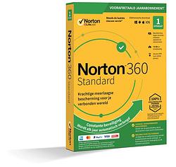 Foto van Norton 360 standard (1 apparaat) digitale licentie software