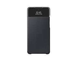 Foto van Samsung galaxy a72 smart s view wallet cover telefoonhoesje zwart
