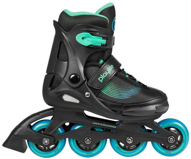 Foto van Powerslide inlineskates playlife joker junior zwart/groen/blauw mt 31-34