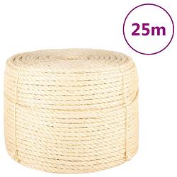 Foto van Vidaxl touw 10 mm 25 m 100% sisal