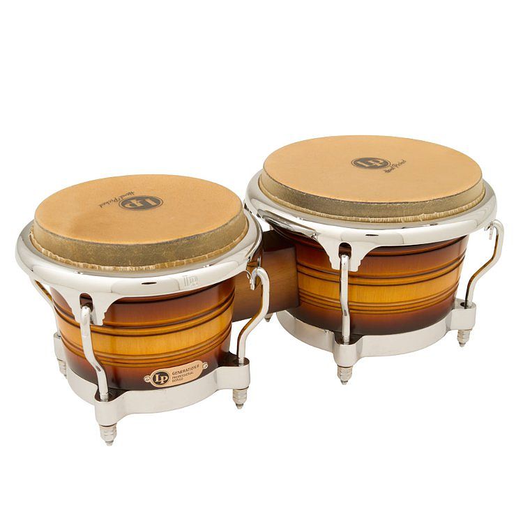 Foto van Latin percussion lp201ax-2msb lp generation ii bongos