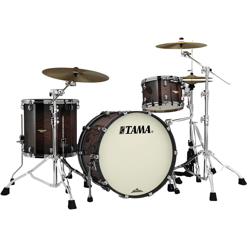 Foto van Tama ma32czbns-dmb starclassic maple dark mocha burst 3d. shellset black nickel hardware