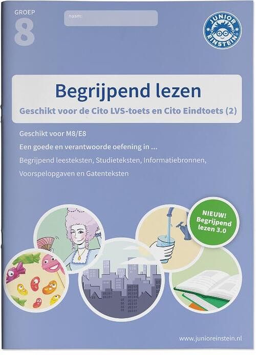 Foto van Begrijpend lezen oefenboek - paperback (9789493128057)