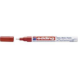 Foto van Edding 4-780-9-002 e-780 lakmarker rood 0.8 mm 1 stuks/pack