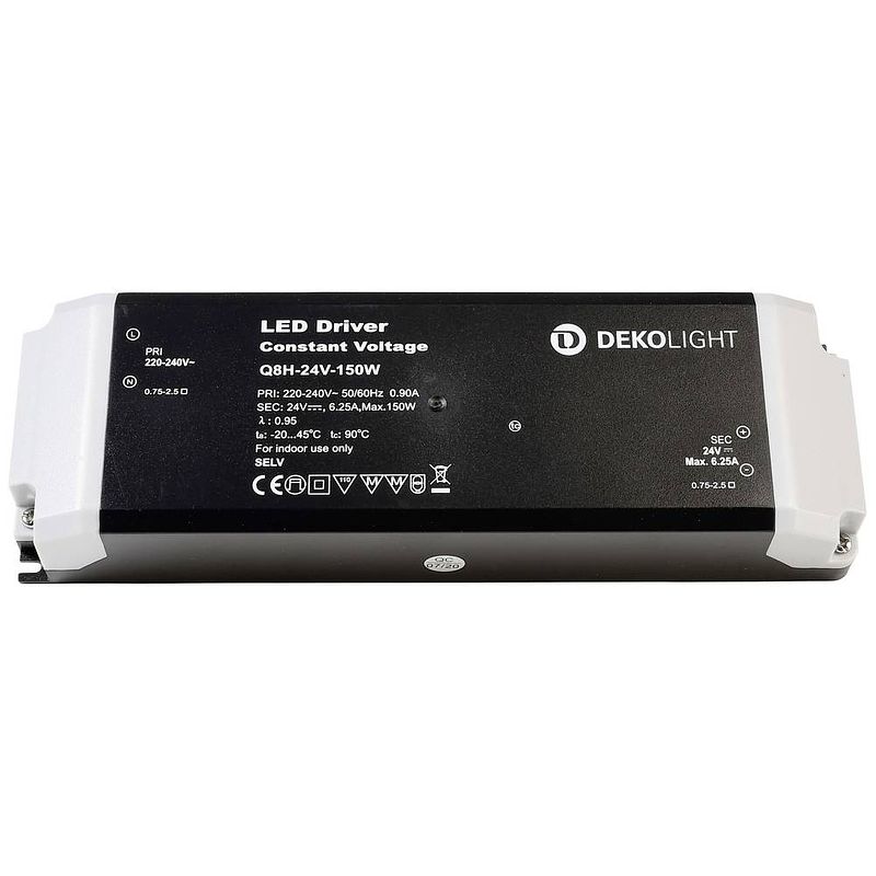 Foto van Deko light basic, cv, q8h-24-150w led-driver 150 w 0 - 6250 ma 24 v