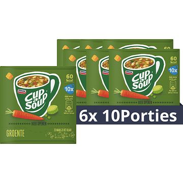 Foto van Unox cupasoup groente geschikt 10 x 16g bij jumbo