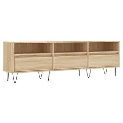 Foto van Vidaxl tv-meubel 150x30x44,5 cm bewerkt hout sonoma eikenkleurig