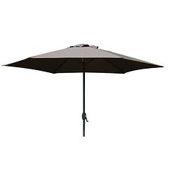 Foto van Pimxl parasol luxe 6-ribs 300cm taupe