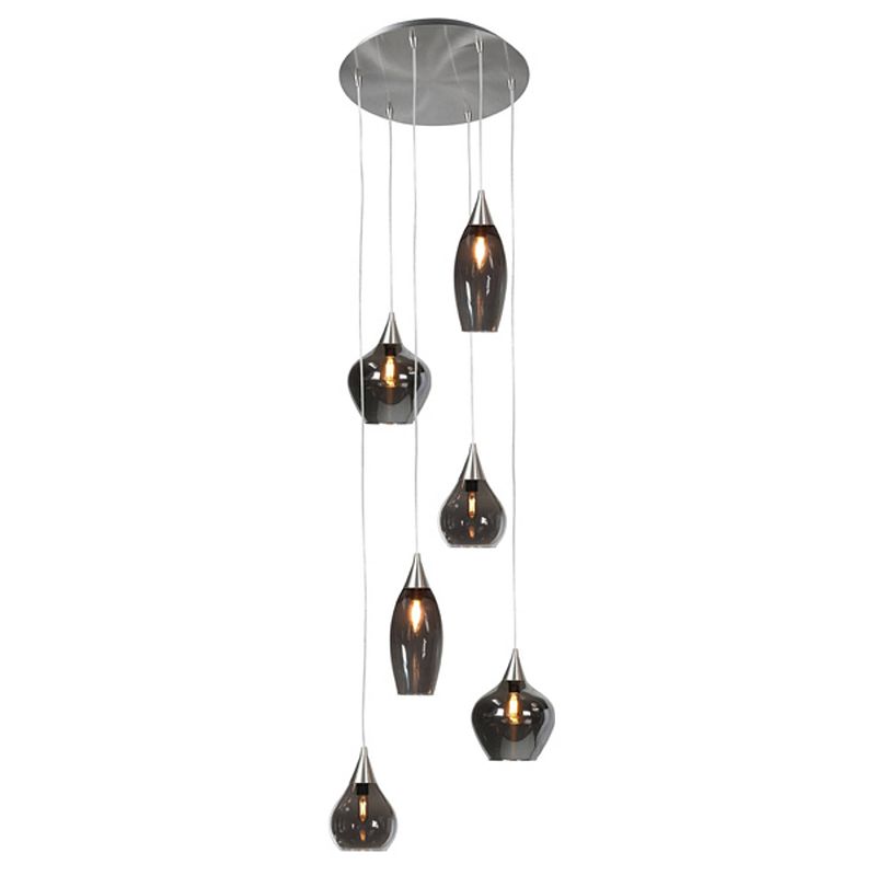 Foto van Infiori -ghlight - cambio - hanglamp - e14 - 46 x 46 x 190cm - nikkel