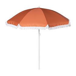 Foto van Strandparasol tess - oranje - ø150 cm