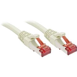 Foto van Lindy 47705 rj45 netwerkkabel, patchkabel cat 6 s/ftp 3.00 m grijs snagless 1 stuk(s)