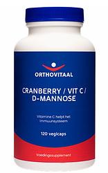 Foto van Orthovitaal cranberry vitamine c d-mannose vegicaps