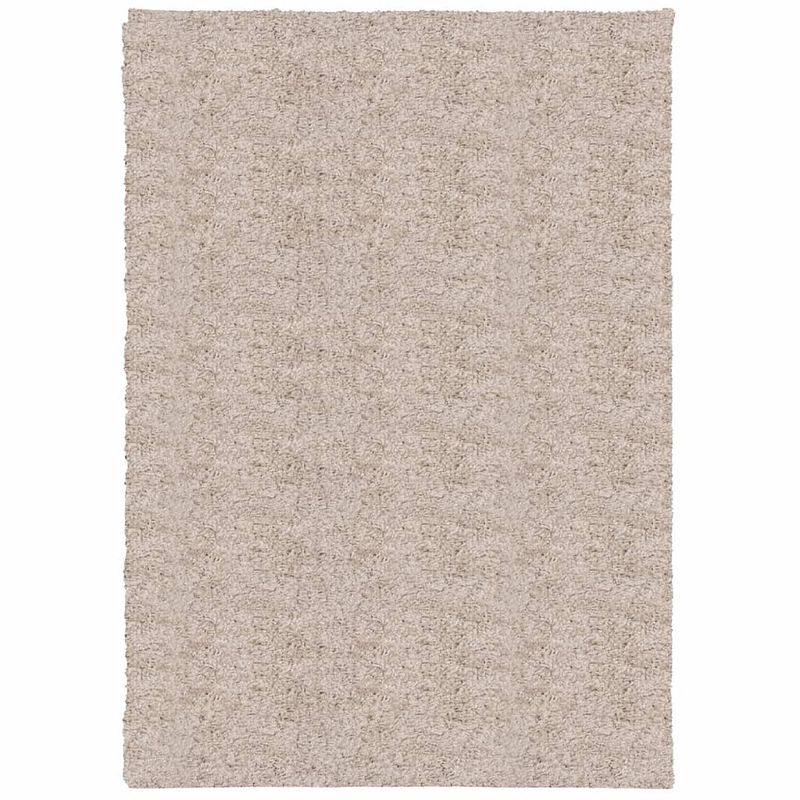 Foto van Vidaxl vloerkleed pamplona shaggy hoogpolig modern 160x230 cm beige