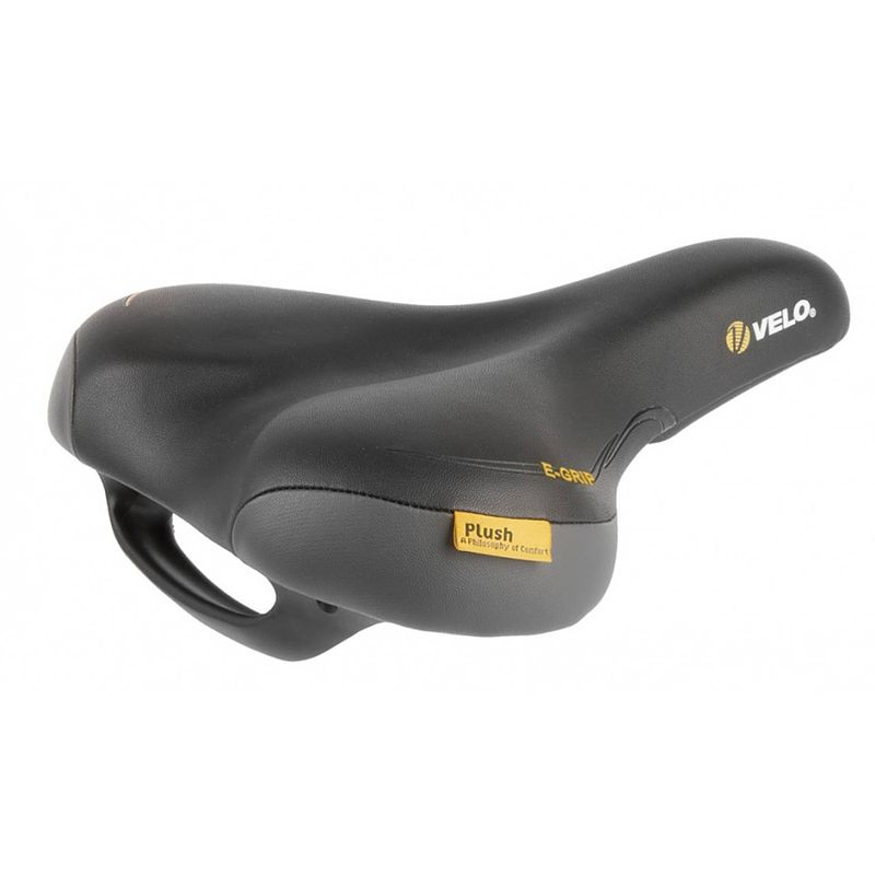 Foto van Velo zadel tour e-grip plush dames zwart