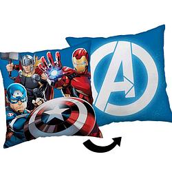 Foto van Marvel avengers sierkussen logo - 35 x 35 cm - polyester